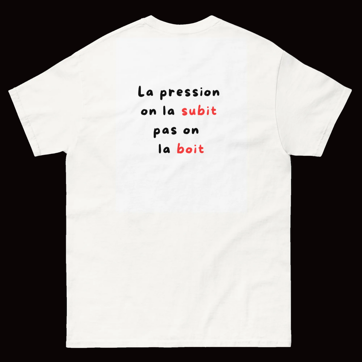 La pression on la ...