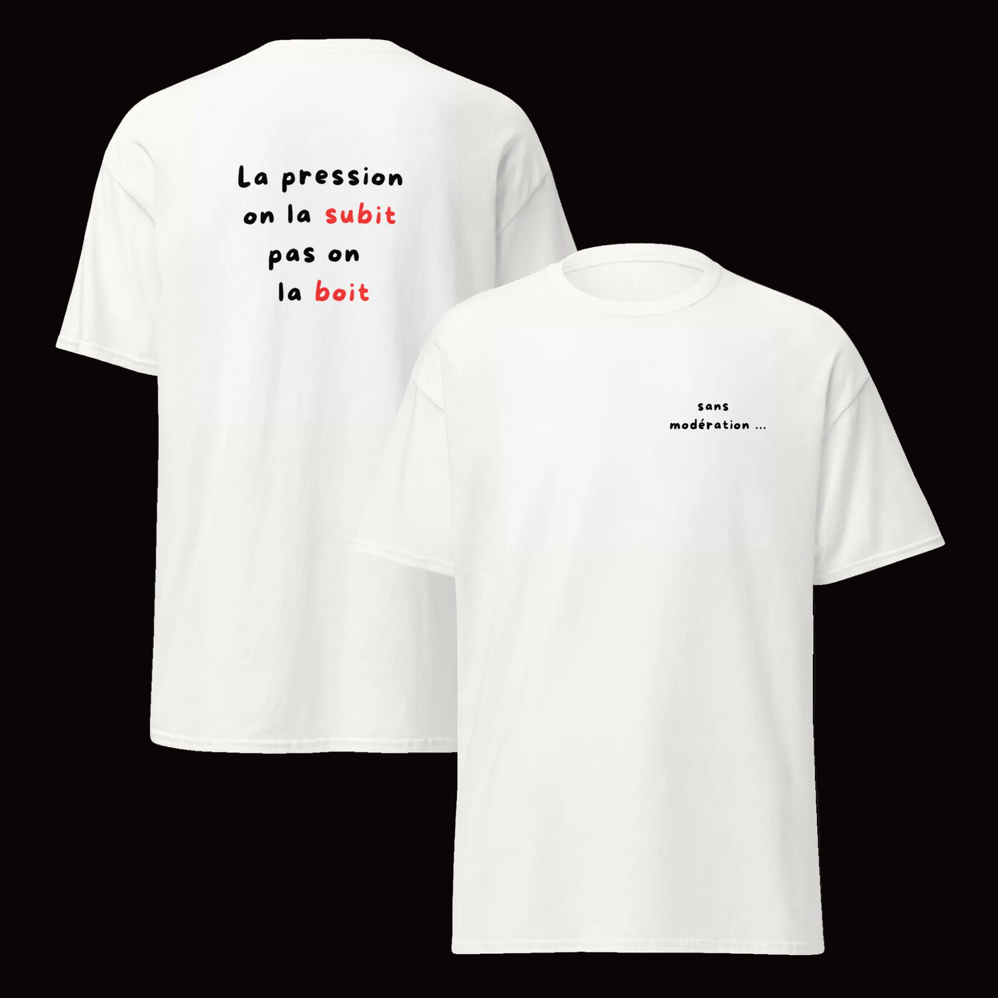 La pression on la ...